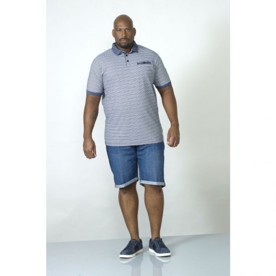 D555 Tyrone Polo Blue - Polos - Polos 2XL-8XL