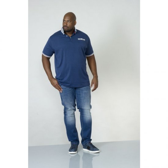 D555 George Polo Navy - Polos - Polos 2XL-8XL