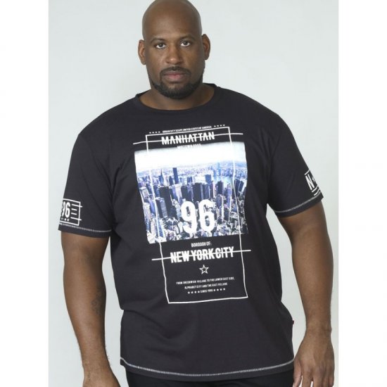 D555 Ethan T-shirt Black - Camisetas - Camisetas - 2XL-14XL
