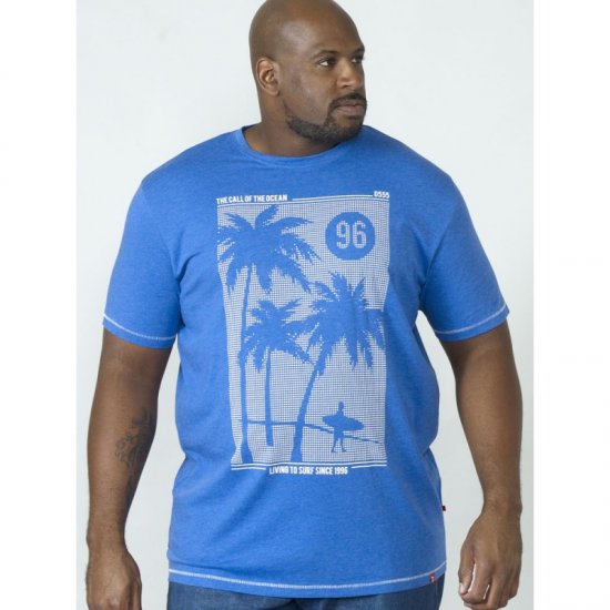 D555 Kansas T-shirt Blue - Camisetas - Camisetas - 2XL-14XL