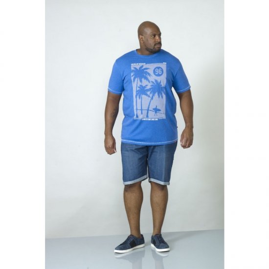 D555 Kansas T-shirt Blue - Camisetas - Camisetas - 2XL-14XL