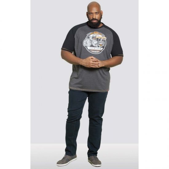 D555 Dallas T-shirt Charcoal - Camisetas - Camisetas - 2XL-14XL