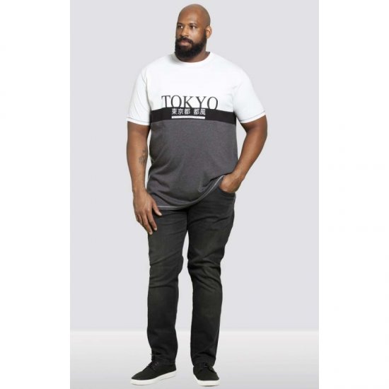 D555 Morris T-shirt Charcoal - Camisetas - Camisetas - 2XL-14XL