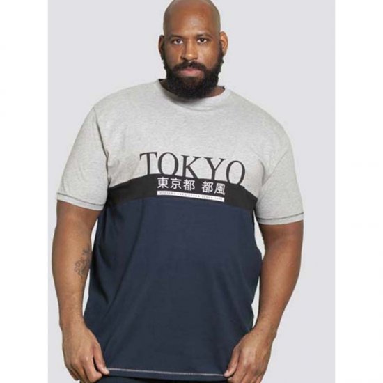 D555 Morris T-shirt Navy - Camisetas - Camisetas - 2XL-14XL