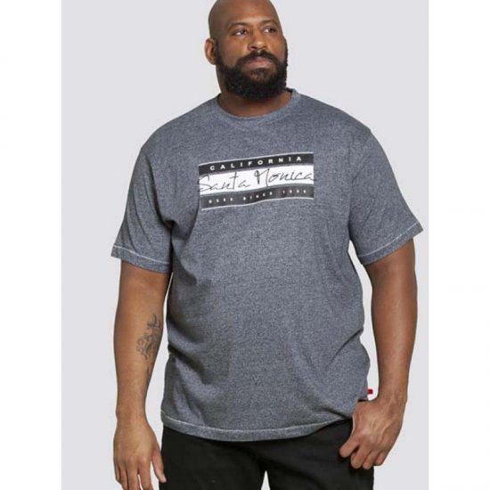 D555 Tempa T-shirt Navy Twist - Camisetas - Camisetas - 2XL-14XL