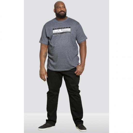 D555 Tempa T-shirt Navy Twist - Camisetas - Camisetas - 2XL-14XL