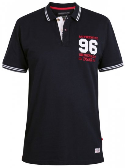 D555 Bartley Polo Dark Navy - Polos - Polos 2XL-8XL