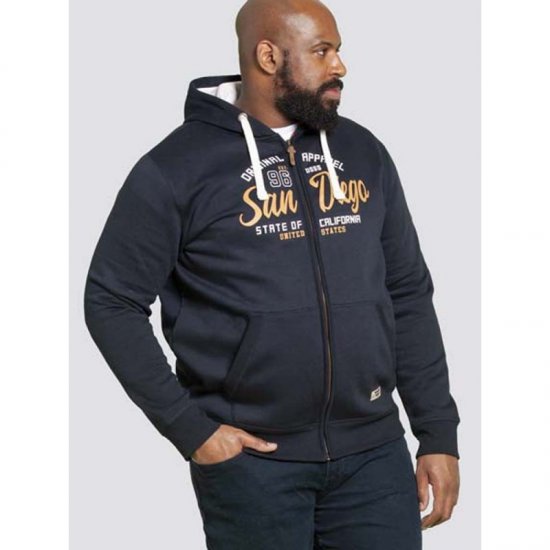 D555 Stockton Hoodie Navy - Sudaderas - Sudaderas 2XL-12XL