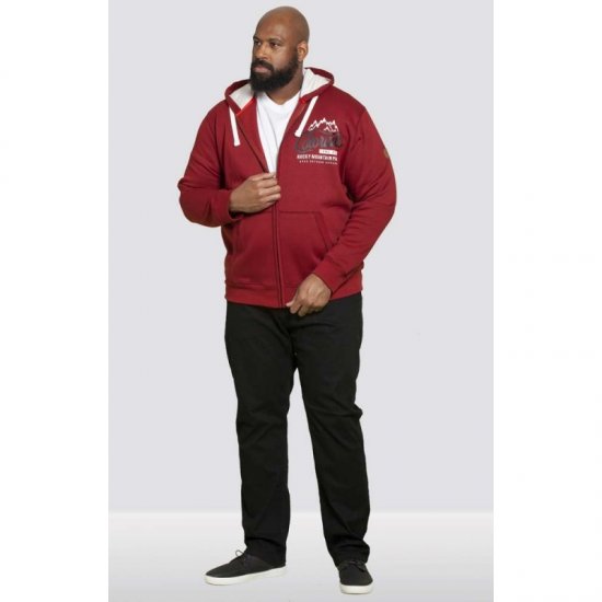 D555 Durham Hoodie Red - Sudaderas - Sudaderas 2XL-12XL