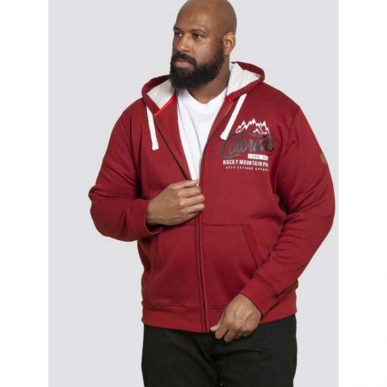 D555 Durham Hoodie Red - Sudaderas - Sudaderas 2XL-12XL