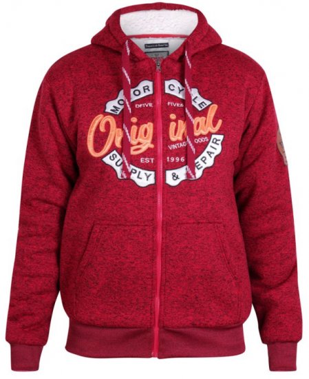 D555 Rylan Hoodie Red - Sudaderas - Sudaderas 2XL-12XL
