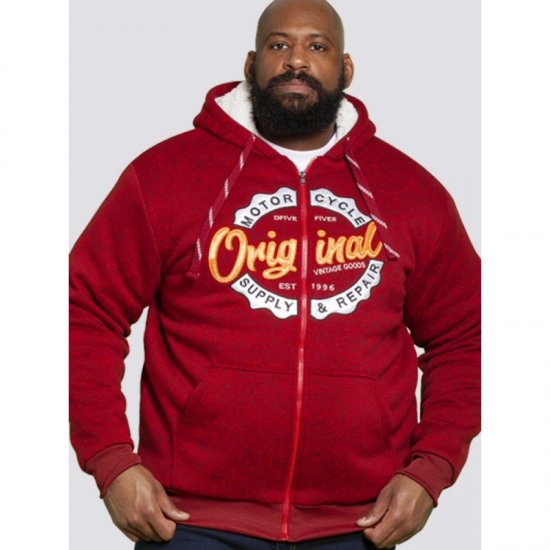 D555 Rylan Hoodie Red - Sudaderas - Sudaderas 2XL-12XL