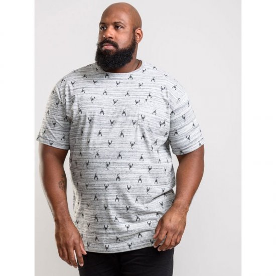 D555 Dario T-shirt Grey - Camisetas - Camisetas - 2XL-14XL