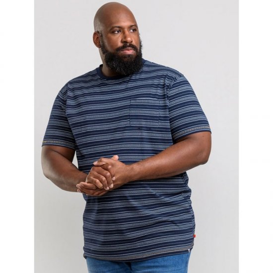 D555 Caspian T-shirt Navy - Camisetas - Camisetas - 2XL-14XL