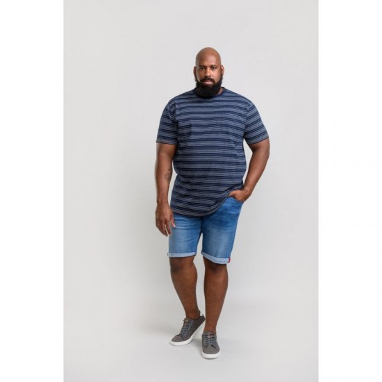 D555 Caspian T-shirt Navy - Camisetas - Camisetas - 2XL-14XL