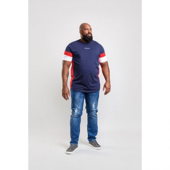 D555 Baker T-shirt Navy - Camisetas - Camisetas - 2XL-14XL
