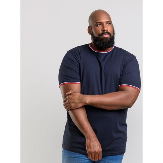 D555 Bates T-shirt Navy - Camisetas - Camisetas - 2XL-14XL