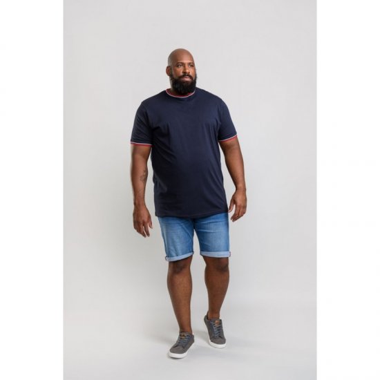 D555 Bates T-shirt Navy - Camisetas - Camisetas - 2XL-14XL