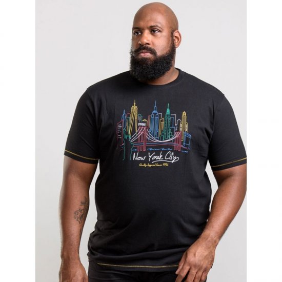 D555 Shelby T-shirt Black - Camisetas - Camisetas - 2XL-14XL