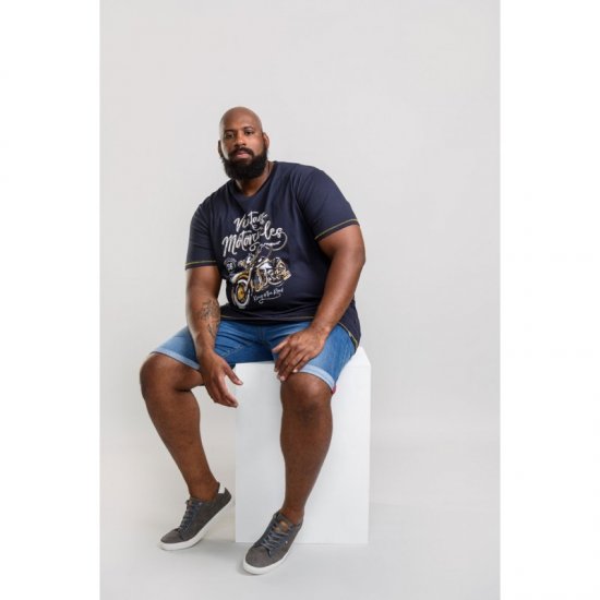 D555 Slater T-shirt Navy - Camisetas - Camisetas - 2XL-14XL