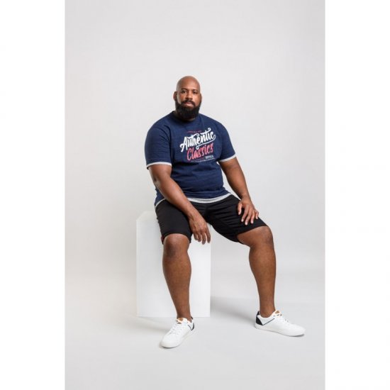 D555 Finn T-shirt Navy - Camisetas - Camisetas - 2XL-14XL