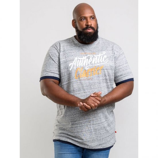 D555 Finn T-shirt Grey - Camisetas - Camisetas - 2XL-14XL