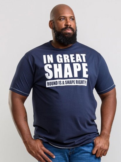 D555 Ronald T-shirt Navy - Camisetas - Camisetas - 2XL-14XL