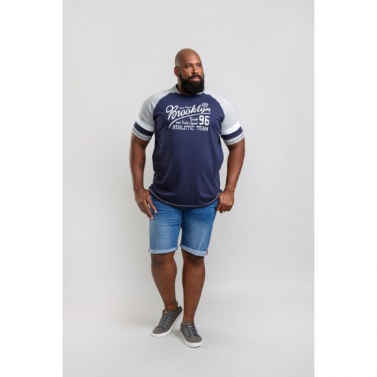 D555 Jones T-shirt Navy - Camisetas - Camisetas - 2XL-14XL