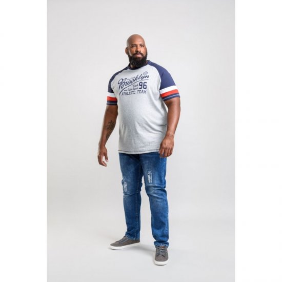 D555 Jones T-shirt Grey - Camisetas - Camisetas - 2XL-14XL