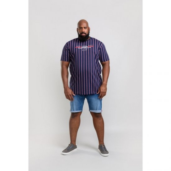 D555 Davis T-shirt Navy - Camisetas - Camisetas - 2XL-14XL