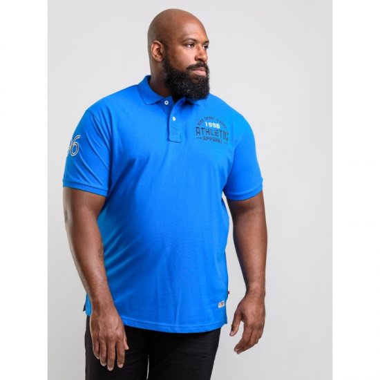 D555 Parker Polo Blue - Polos - Polos 2XL-8XL