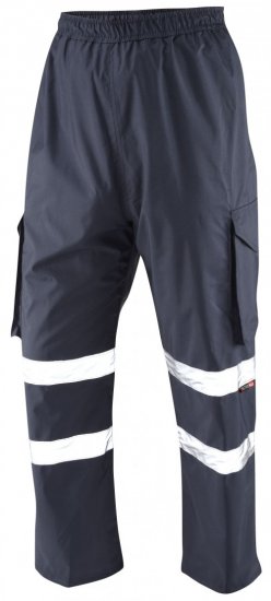 Leo Appledore Cargo Rain pants Navy - Ropa de trabajo - Ropa de trabajo 3XL-6XL