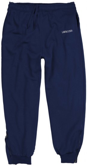 Lavecchia 2018 Sweatpants with Zippered Cuff Navy - Pantalones y cortos de chándal - Pantalones y Pantalones cortos de chándal - 2XL-12XL