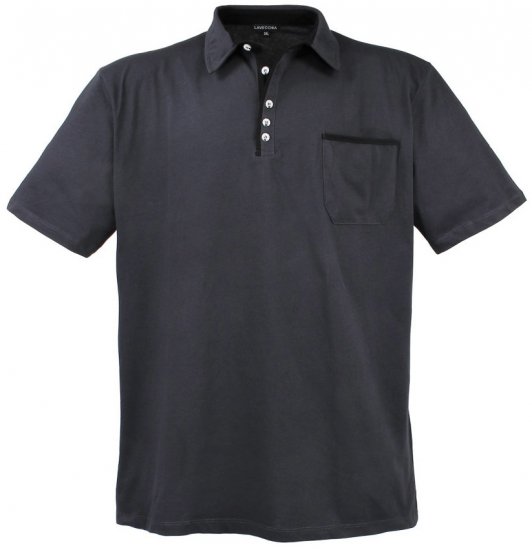 Lavecchia 1701 Jersey Poloshirt Charcoal - Polos - Polos 2XL-8XL