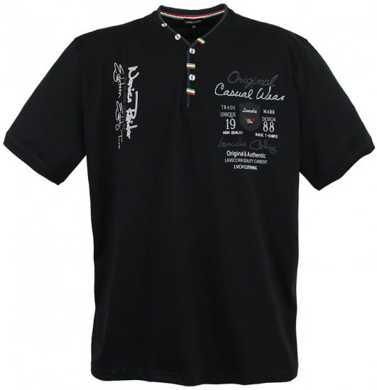 Lavecchia 2042 Printed T-shirt Black - Camisetas - Camisetas - 2XL-14XL