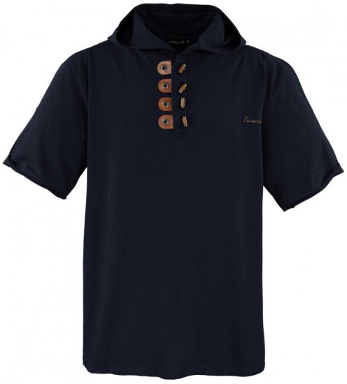 Lavecchia 609 T-shirt with Hoodie Black - Camisetas - Camisetas - 2XL-14XL
