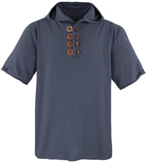 Lavecchia 609 T-shirt with Hoodie Dark Grey - Camisetas - Camisetas - 2XL-14XL