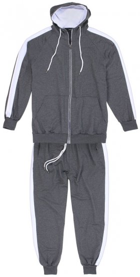 Lavecchia 611 Tracksuit Charcoal - Chándales - Chándales Tallas Grandes Hombre