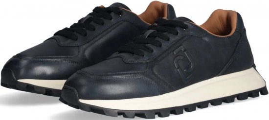 Liu Jo Running 01 Leather Sneakers Blue - Calzado de hombre 40-52 - Zapatillas de hombre tallas 40-52