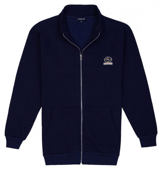 Lavecchia 2027 Sudadera con cremallera Azul marino - Sudaderas - Sudaderas 2XL-12XL
