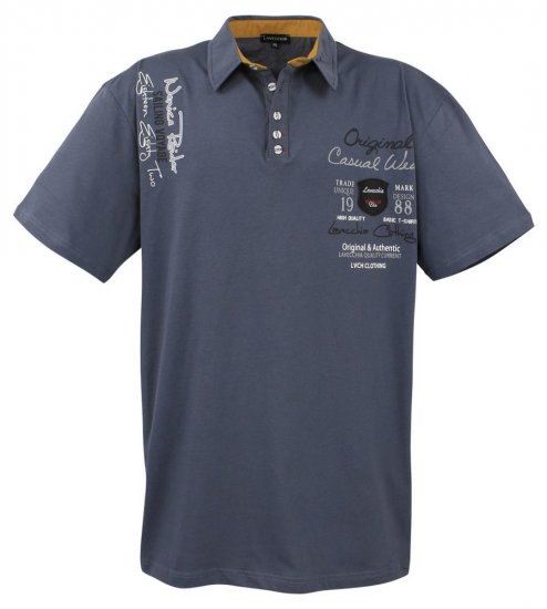 Lavecchia 610 Camiseta con cuello Antracita - Polos - Polos 2XL-8XL