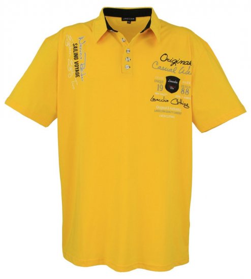 Lavecchia 610 Camiseta con cuello Amarillo - Polos - Polos 2XL-8XL