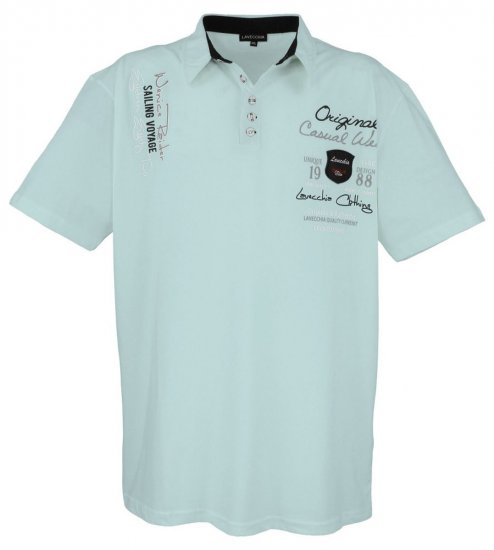 Lavecchia 610 Camiseta con cuello Verde menta - Polos - Polos 2XL-8XL