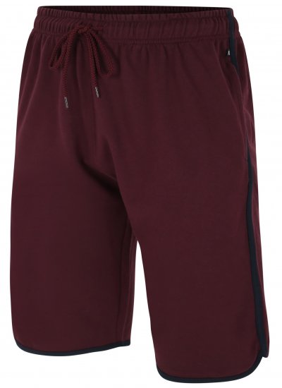 Kam Jeans 3312 Jersey Gym Shorts Burgundy - Pantalones y cortos de chándal - Pantalones y Pantalones cortos de chándal - 2XL-12XL