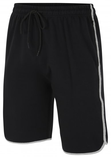 Kam Jeans 3312 Jersey Gym Shorts Black - Pantalones y cortos de chándal - Pantalones y Pantalones cortos de chándal - 2XL-12XL