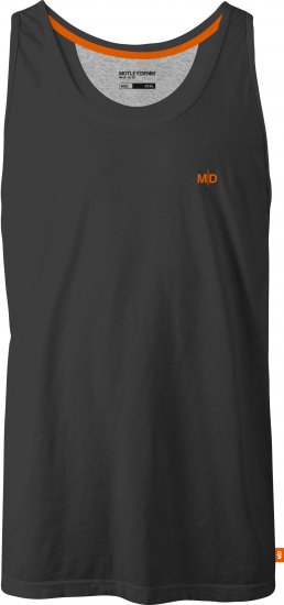 Motley Denim Madrid Tank top Charcoal - Camisetas - Camisetas - 2XL-14XL