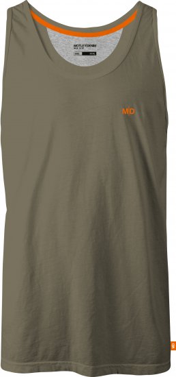 Motley Denim Madrid Tank top Dark Khaki - Camisetas - Camisetas - 2XL-14XL