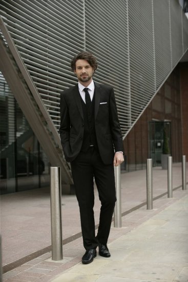 Skopes Madrid Waistcoat Black - Trajes - Trajes 2XL-8XL