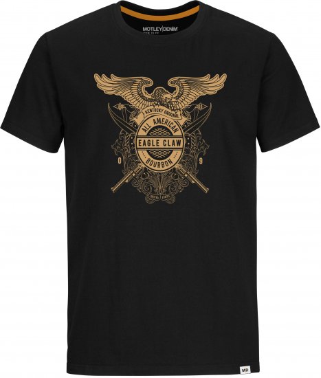 Motley Denim MANHATTAN T-shirt Black - Camisetas - Camisetas - 2XL-14XL