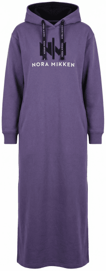 Nora Mikken MARI Maxi Hoodie Dress Purple - Sudaderas - Jerséis y sudaderas de mujer